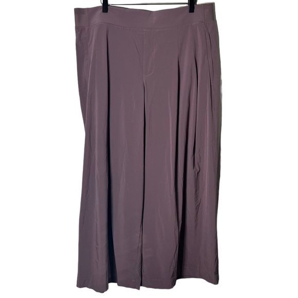 Athleta Brooklyn Heights Wide Leg Pant Damask Mauve 18 - Picture 2 of 10